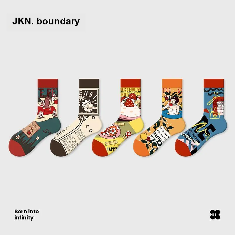 JKN Unisex Mid Calf Socks-8
