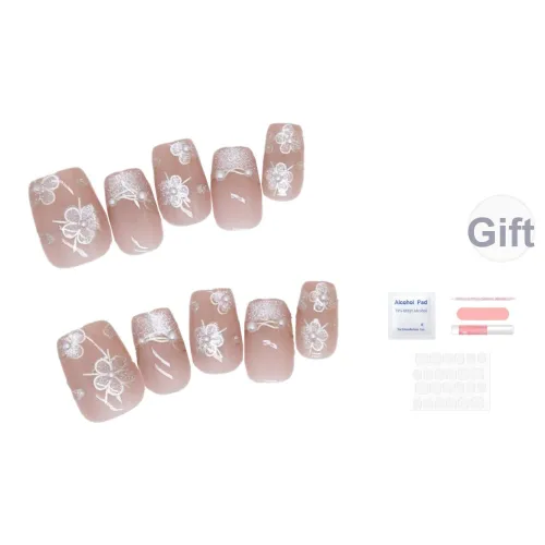 SEVERLAND False Nail Короткий Свежий Мягкий Ветер Ромб Стиль Icy Clear Stars Jump Цвет