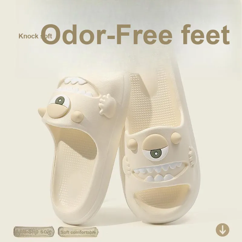 Foot Recreation Indoor Slippers With A Squashy And Bouncy Feel, Platform Design, Slip Resistant, Quiet For Bathroom Use-4