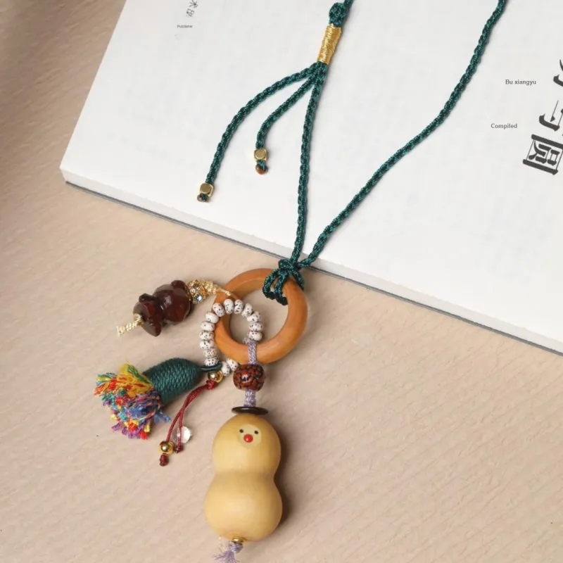 SHUZHUO Gourd Bodhi Pendant Unisex-5