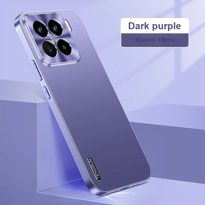 ZHUOJI Matte Material Phone Cases Extra Thin Matte Lens Fully Enclosed Compatible With Xiaomi 15-1