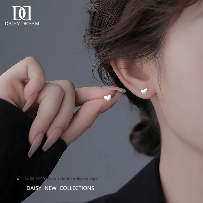 Daisy Dream 999 Fine Silver Stud Earrings Women's-1