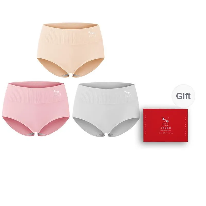 RED DRAGONFLY Cotton Panties Women's 3 Pack Gift Box Set-9