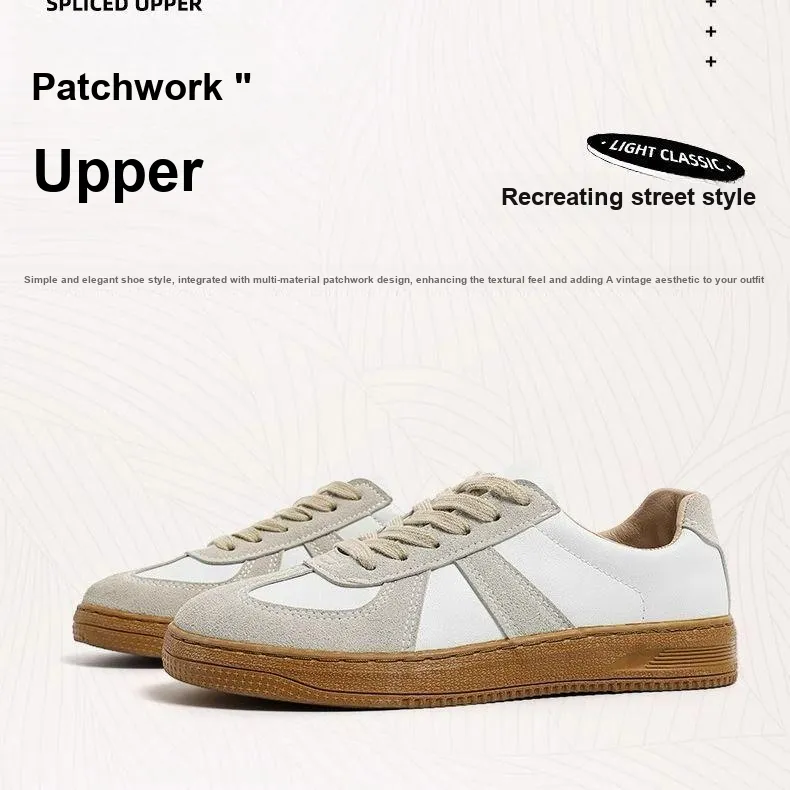 HUANQIU Stylish Skateboarding Shoes Women's White-10