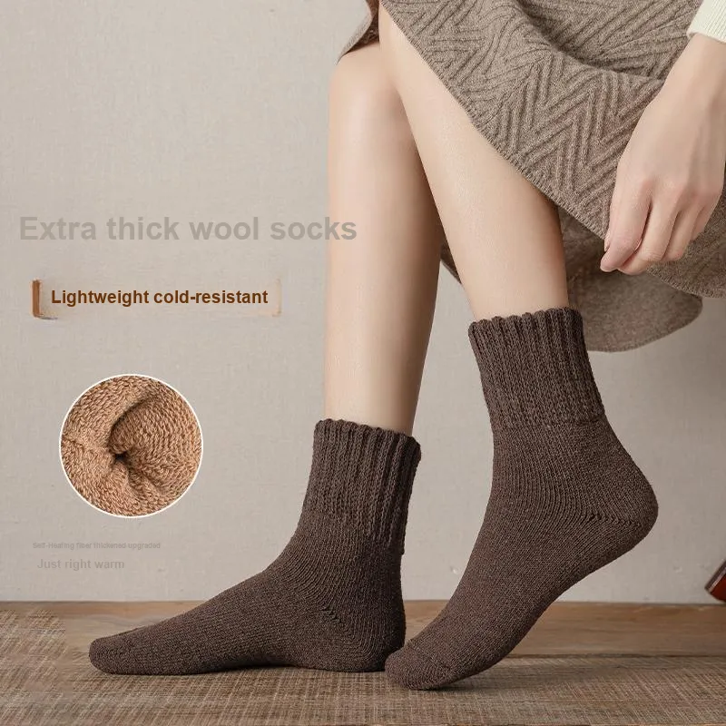 MIIOW Mid Calf Socks Women's 6 Pack-2