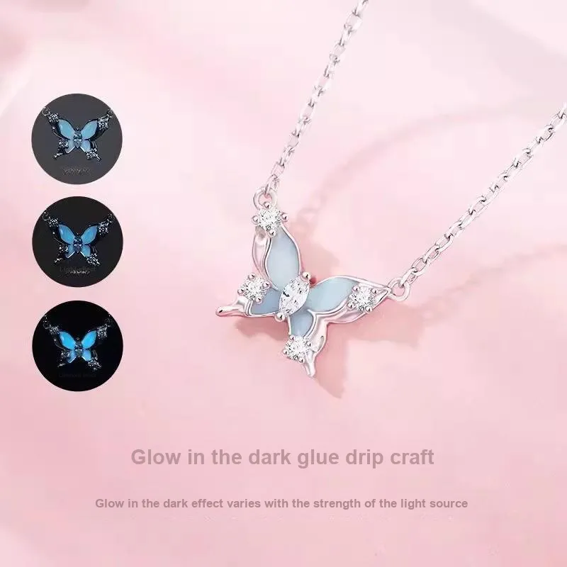 Lang Wind S925 Silver Necklaces Women's-4