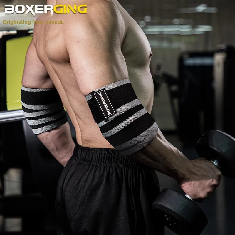BOXERGING Elbow Pads Breathable Protective SML Cotton Polyester Elastane Blend Material Unisex-13