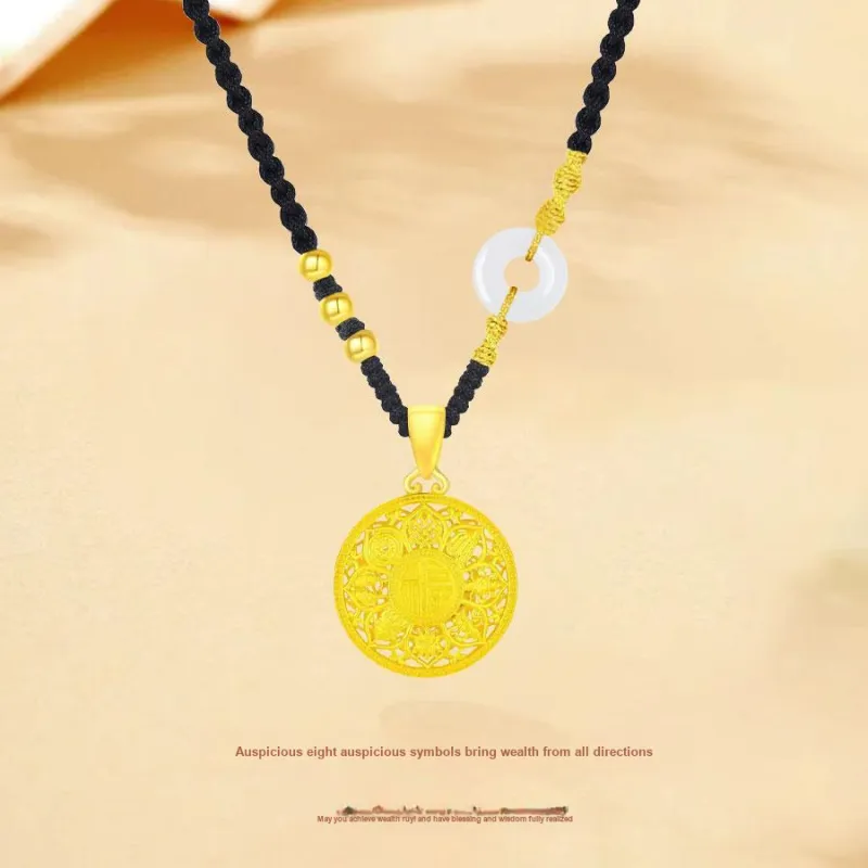 Tkb Peaceful Buckle Pendant Blessing Peaceful Necklaces Unisex-1