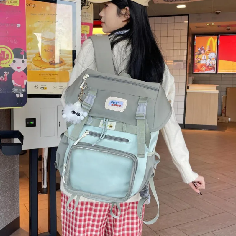 LUVISTRUE Nylon Backpack Women's Multicolor-17