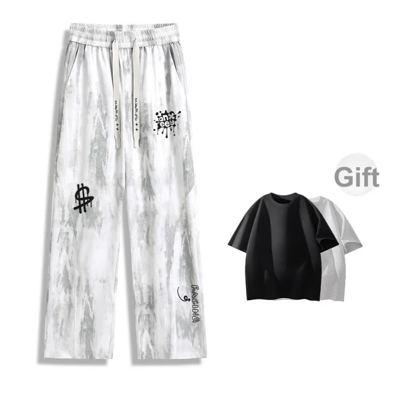 Qnxeey Casual Pants Unisex-7