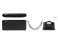 [Clothing Sets]nano Horizontal Black DuPont Paper Liner+Gold Decorative Chain 30cm