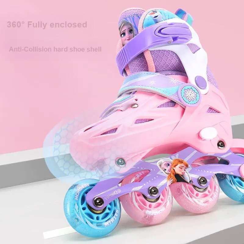 Disney Inline Skates Kids' Pink Blue-3