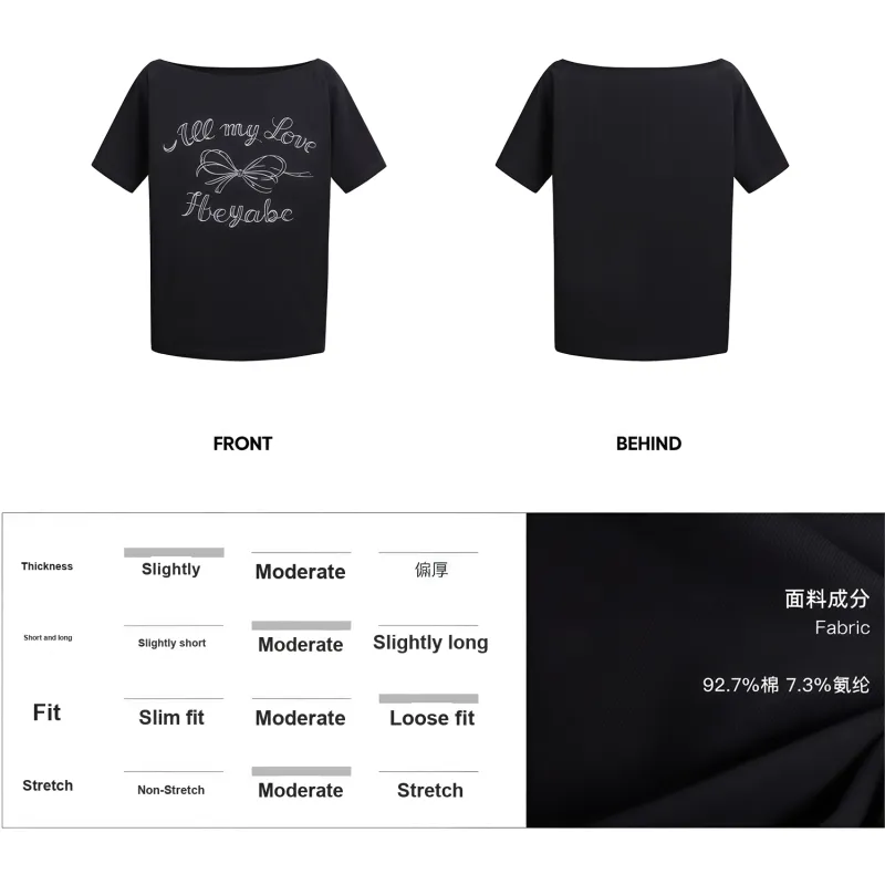 GOSO T Shirts Women's Black-6