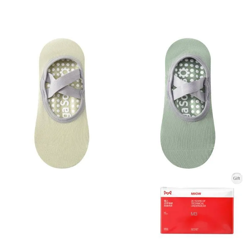 MIIOW Trend Party Series No Show Socks Women's Shopping Bag 2 Pack-9
