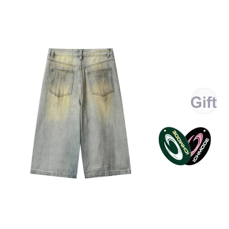 ICH MODE Denim Shorts Unisex Nostalgic Blue-1