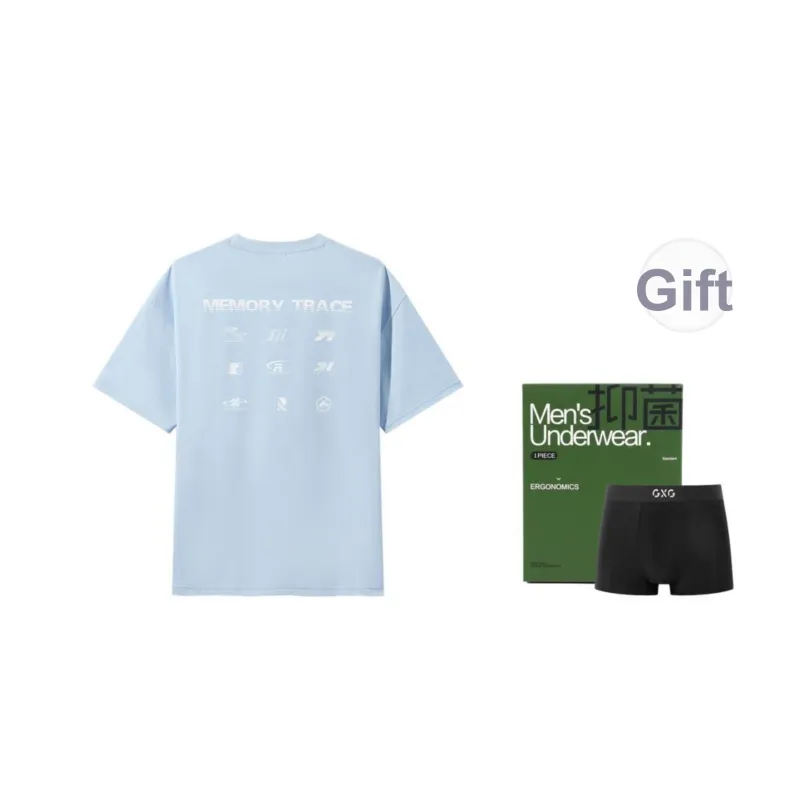GXG Knitted Fabric Short Sleeved T Shirts Men's-16