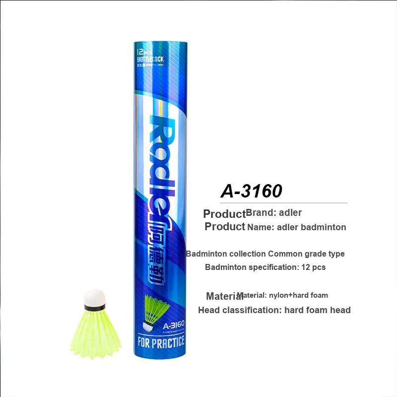 RADLER A-3160 Nylon Shuttlecock 12 Pack Nylon Everyday Shuttlecocks-1