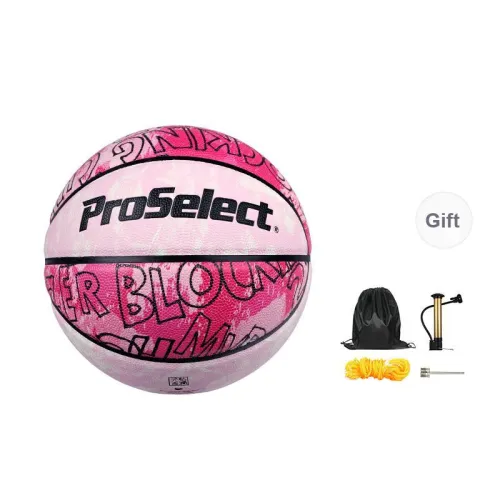 ProSelect PU Basketball Pink Size 7 Ball Training Competition Unisex