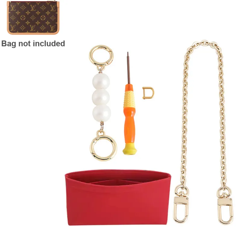 Luxury Care Artisan Workshop Metal Chain Bag Insert Shoulder Strap Accessories Bag Accessory Women's-5