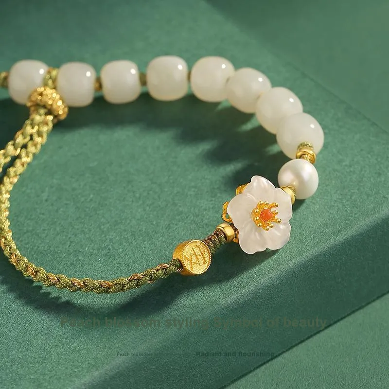 Fu Ru Ji Hetian Jade Bracelets White Jade/Pale Greenish White Jade Women's-2