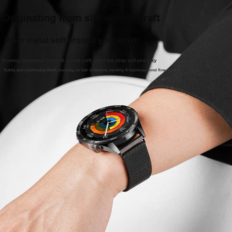 IBOANN Huawei Compatibility Watch Band Metal-2