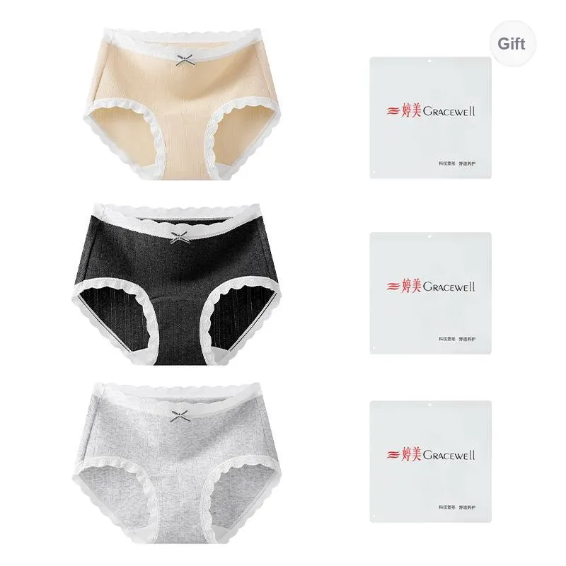 GRACEWELL Underpants Women's Shopping Bag 3 Pack-18