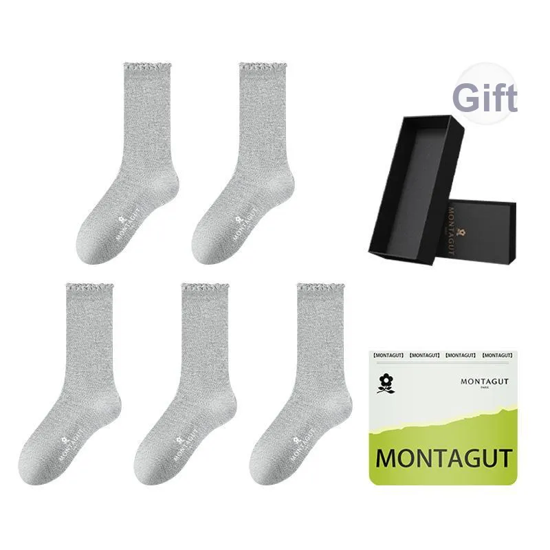 Montagut Mid Calf Socks Women's Shopping Bag Combo Set-18