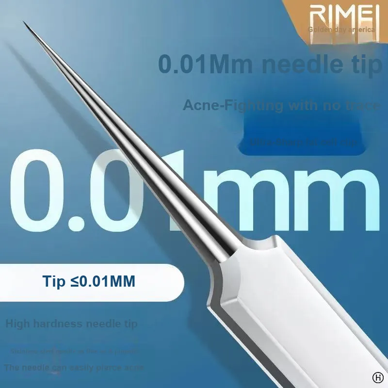 RIMEI High Precision Eyebrow Tweezers For Trimming And Plucking, Stainless Steel Make up Tools-1