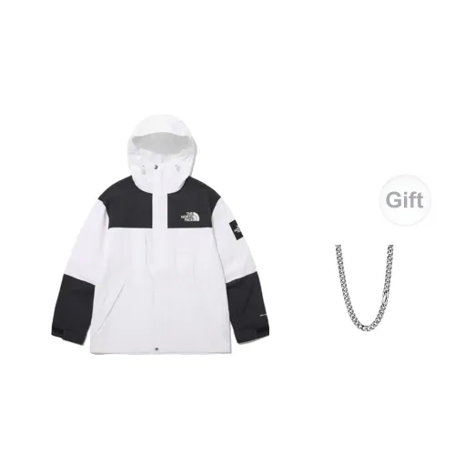 THE NORTH FACE Windbreaker Jackets Unisex White+Free Necklaces