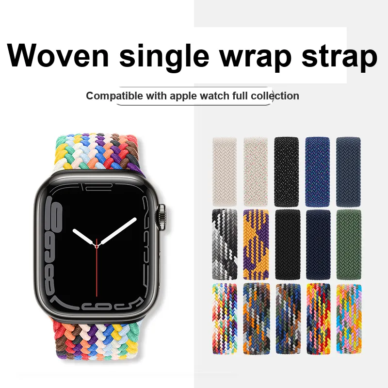 CHRROTA Apple S9/S10 All Compatibility Watch Band Nylon Material-1