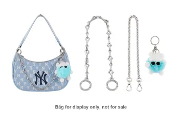 Lan Bao Fan Metal Alloys Shoulder Bag Bag Accessory Strap Unisex Silver