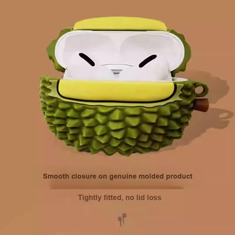 COORUBA Compatible With Apple AirPods Pro 2 Delicious Durian Headphone Cases-2