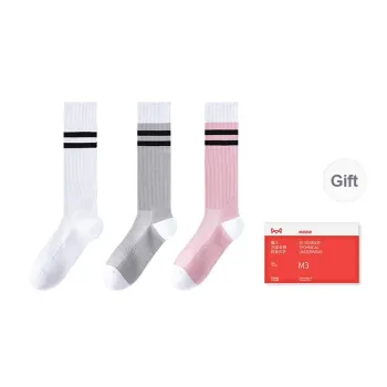 MIIOW Trend Party Series Mid Calf Socks Women's Shopping Bag Combo Set