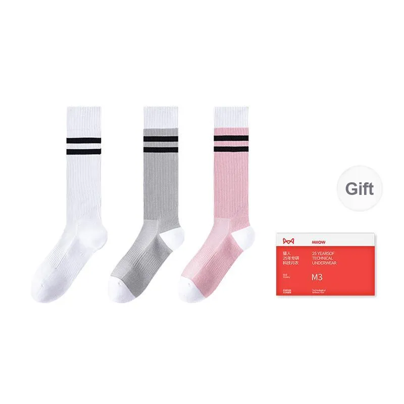 MIIOW Trend Party Series Mid Calf Socks Women's Shopping Bag Combo Set-0