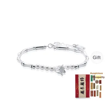 MEOBURLIY S925 Silver Bracelets Women's
