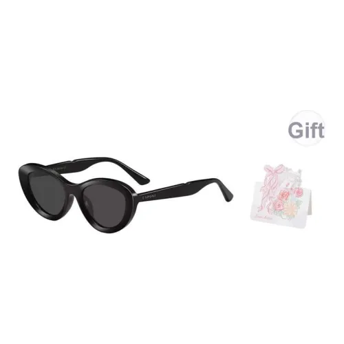 CAPONI Пластиковая оправа TR90 Кошачий глаз Солнцезащитные очки Унисекс Черный