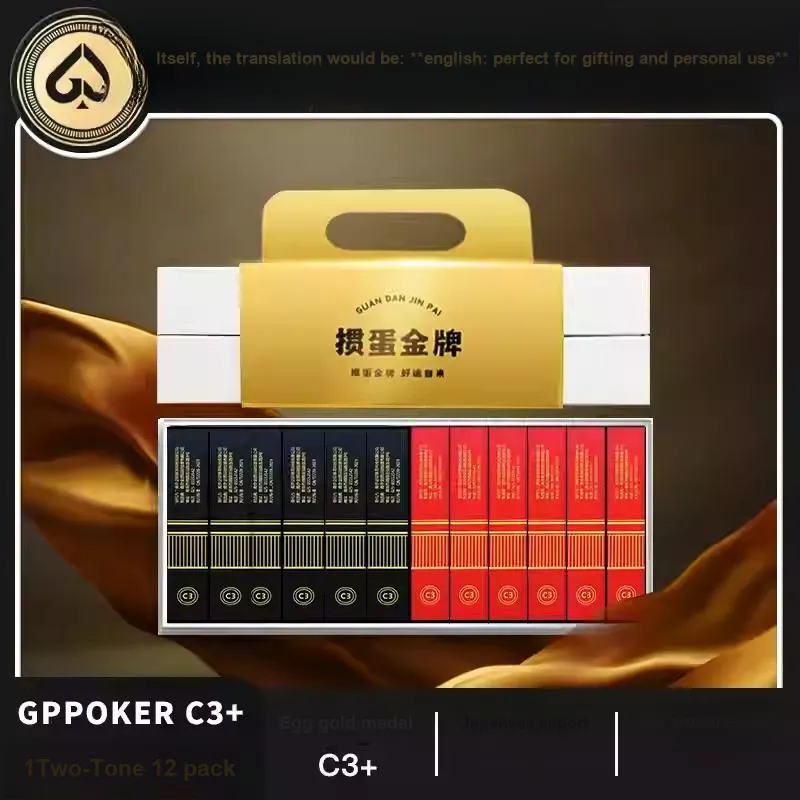 GPPOKER Egg Golden Medal C3 Poker Cards-1