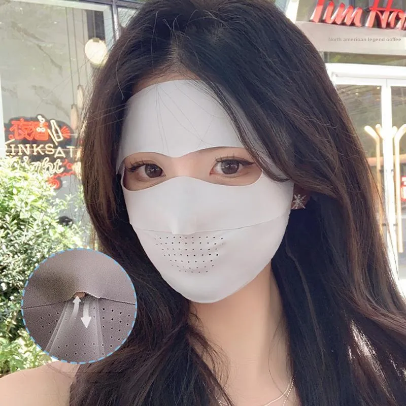 Cranta Komeia Ice Silk Sun Protection Masks Women's-2