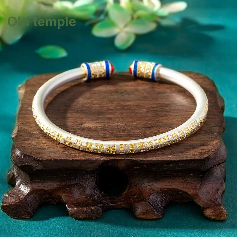 LAOMIAO S 999 Fine Silver Sterling Silver Bracelets Women's-6