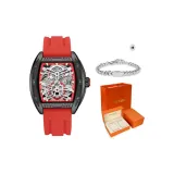 MN8601G Black Red[Orange Box+Cuban Bracelet]