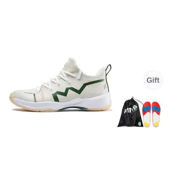 Kawasaki Galaxy Collection Wear resistant And Lightweight Low Top Badminton Shoes Unisex Cloud Peak White Green