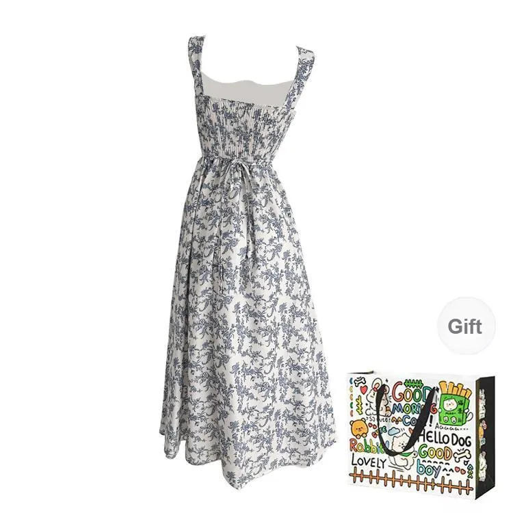 BVODE Sleeveless Dresses Women's Floral Shopping Bag-6
