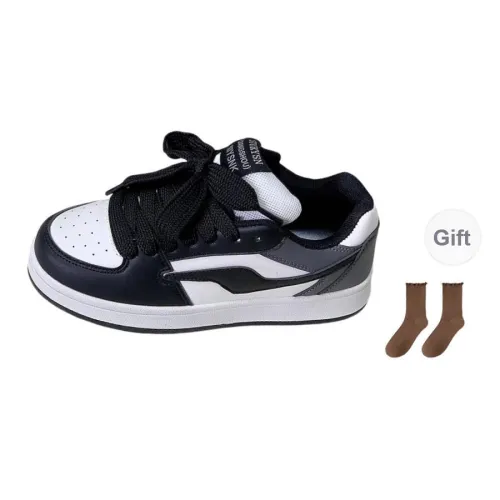 Fawn Miri Low Top Skateboard Shoes Women's Black Gray