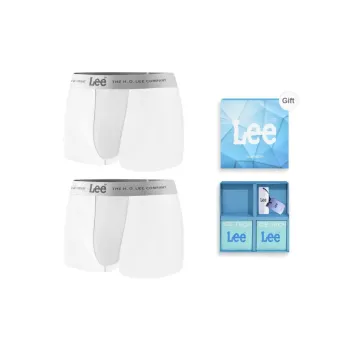 Lee SS25 INDIGO Summer Underwear Gift Box Men's 2 Pack