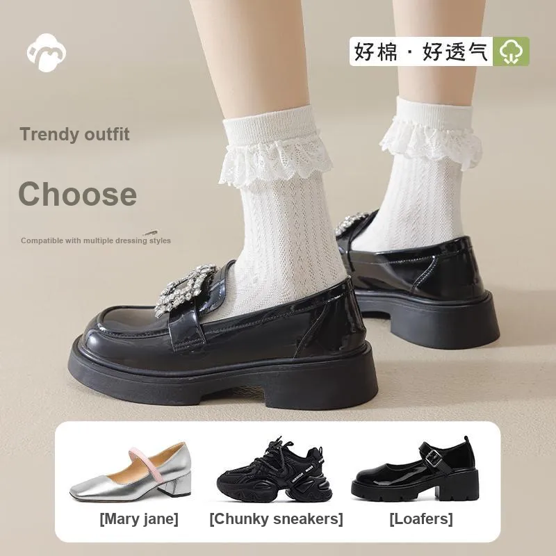 Temooues Mid Calf Socks Women's 3 Pack-11