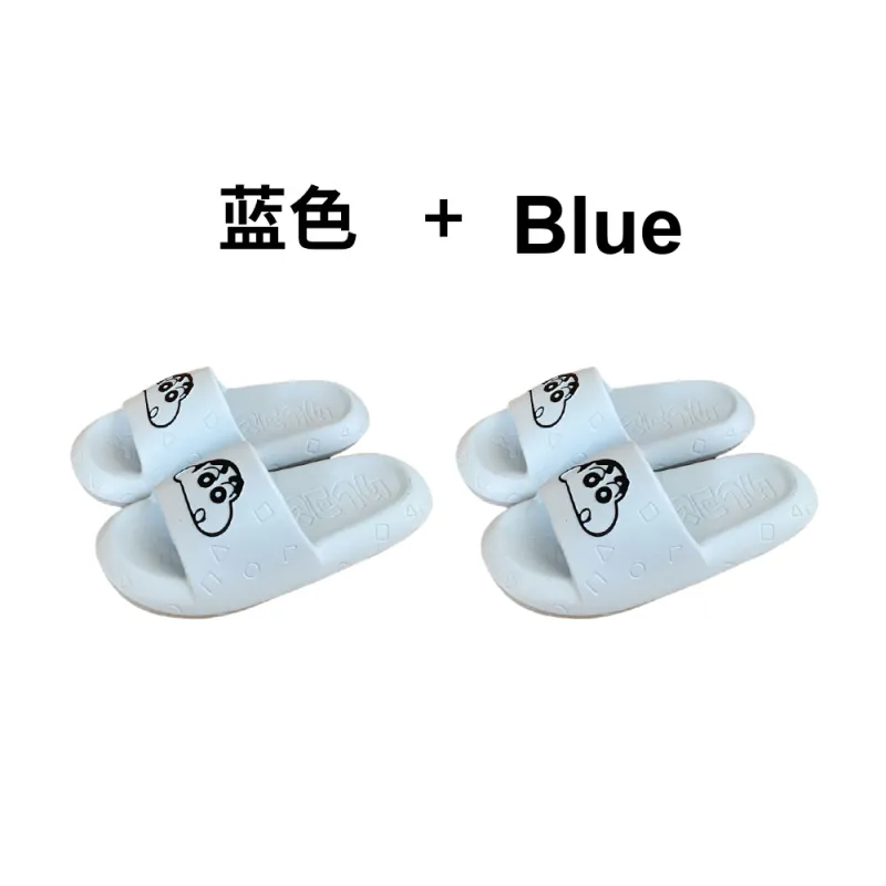 SHIGUDE x Crayon Shinchan Sandal Slippers Unisex, Milk White-26