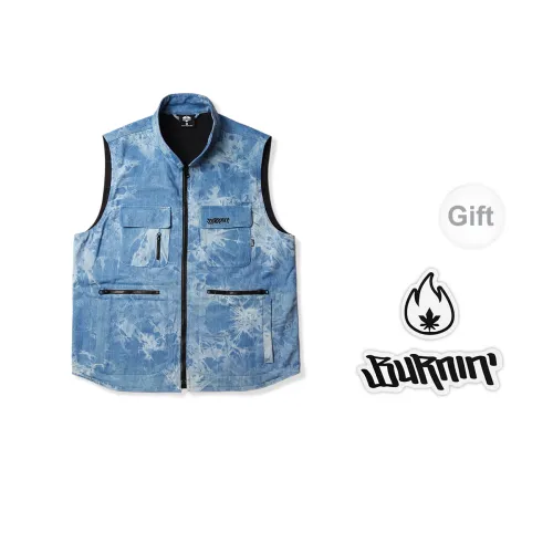 BURNIN Vests Unisex Blue