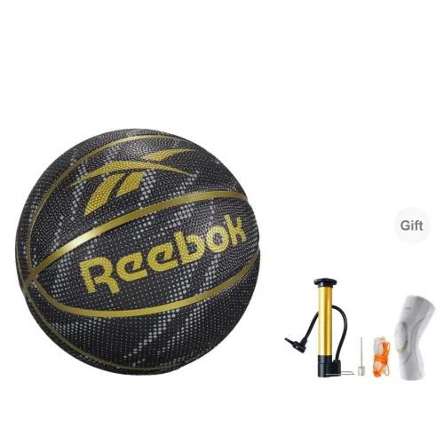 Reebok Rubber Basketball Black Gold Size 5 Street Training Competition