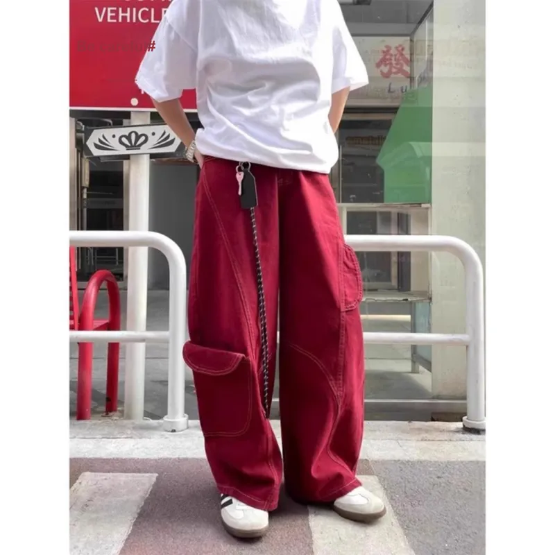 Weles Jeans Unisex Red-2