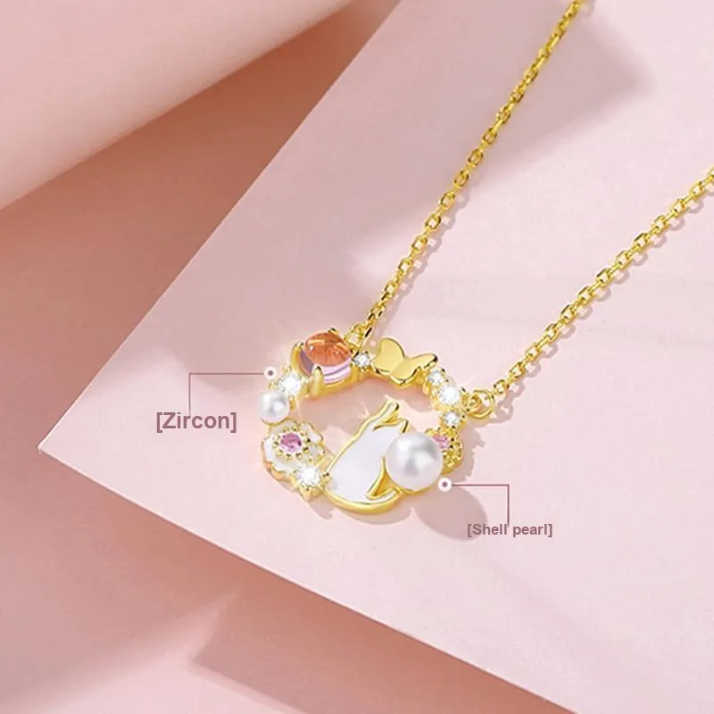 Long Fu 999 Fine Silver Necklaces Women's-3